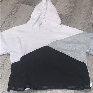 Womens cropped hoodie